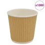 Tazas de café de papel 1000 uds 4oz 100ml marrón de , Vasos desechables - Ref: Foro24-4102798, Precio: 66,39 €, Descuento: %