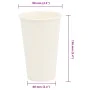 Tazas de café de papel 1000 uds 16oz 400ml blanco de , Vasos desechables - Ref: Foro24-4102793, Precio: 97,10 €, Descuento: %