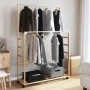 Perchero con estantes y ruedas 90x35x155 cm bambú by , Dresser Organizers and Bar Hangers - Ref: Foro24-4008916, Price: 47,30...