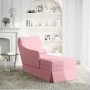 Chaise longue respaldo reposabrazos derecho terciopelo rosa by , Daybeds - Ref: Foro24-4009785, Price: 133,11 €, Discount: %
