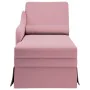 Chaise longue respaldo reposabrazos derecho terciopelo rosa by , Daybeds - Ref: Foro24-4009785, Price: 133,11 €, Discount: %