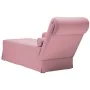 Chaise longue respaldo reposabrazos derecho terciopelo rosa by , Daybeds - Ref: Foro24-4009785, Price: 133,11 €, Discount: %