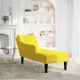 Chaise longue con reposabrazos derecho terciopelo amarillo by , Daybeds - Ref: Foro24-4009798, Price: 119,28 €, Discount: %