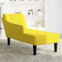 Chaise longue con reposabrazos derecho terciopelo amarillo by , Daybeds - Ref: Foro24-4009798, Price: 119,28 €, Discount: %