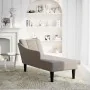 Chaise longue con reposabrazos derecho tela color topo by , Daybeds - Ref: Foro24-4009803, Price: 114,01 €, Discount: %