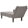 Chaise longue con reposabrazos derecho tela color topo by , Daybeds - Ref: Foro24-4009803, Price: 114,01 €, Discount: %