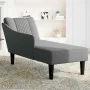Chaise longue con reposabrazos derecho tela gris oscuro by , Daybeds - Ref: Foro24-4009801, Price: 113,63 €, Discount: %