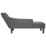 Chaise longue con reposabrazos derecho tela gris oscuro by , Daybeds - Ref: Foro24-4009801, Price: 113,63 €, Discount: %