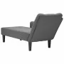 Chaise longue con reposabrazos derecho tela gris oscuro by , Daybeds - Ref: Foro24-4009801, Price: 113,63 €, Discount: %