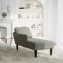 Chaise longue con cojín de tela de pana gris claro by , Daybeds - Ref: Foro24-4009815, Price: 93,04 €, Discount: %