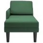 Chaise longue con cojín de tela de pana verde jungla von , Tagesbetten - Ref: Foro24-4009820, Preis: 120,78 €, Rabatt: %