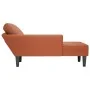 Chaise longue con cojín de tela de pana rojo y naranja by , Daybeds - Ref: Foro24-4009822, Price: 120,78 €, Discount: %