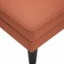 Chaise longue con cojín de tela de pana rojo y naranja by , Daybeds - Ref: Foro24-4009822, Price: 120,78 €, Discount: %