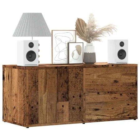 Mueble de TV madera ingeniería madera envejecida 80x34x35,5 cm by , TV Furniture - Ref: Foro24-856010, Price: 72,43 €, Discou...