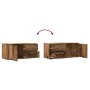 Mueble de TV madera ingeniería madera envejecida 80x34x35,5 cm by , TV Furniture - Ref: Foro24-856010, Price: 72,43 €, Discou...