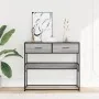 Mesa consola madera de ingeniería gris Sonoma 90x35x80 cm by , Side tables - Ref: Foro24-849177, Price: 73,54 €, Discount: %