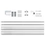 Kit de herrajes para puertas correderas aleación de aluminio by , Door items - Ref: Foro24-4009753, Price: 45,90 €, Discount: %