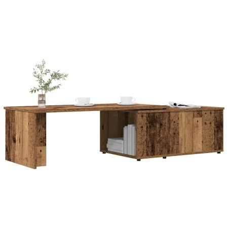 Mesa de centro madera contrachapada envejecida 150x50x35 cm von , Couchtisch - Ref: Foro24-855980, Preis: 84,94 €, Rabatt: %