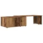 Mesa de centro madera contrachapada envejecida 150x50x35 cm von , Couchtisch - Ref: Foro24-855980, Preis: 84,94 €, Rabatt: %