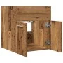 Mueble de lavabo madera de ingeniería envejecida 41x38,5x46 cm by , Bathroom furniture - Ref: Foro24-856205, Price: 40,49 €, ...