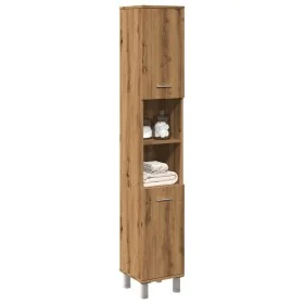 Mueble de baño madera de ingeniería roble artisan 30x30x179 cm von , Badezimmermöbel - Ref: Foro24-856141, Preis: 95,41 €, Ra...