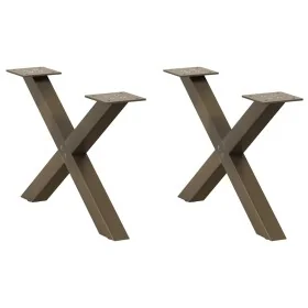 Patas de mesa centro forma X 2uds acero natural 50x(30-31) cm von , Tischbeine - Ref: Foro24-4012879, Preis: 47,71 €, Rabatt: %