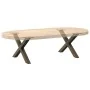 Patas de mesa centro forma X 2uds acero natural 50x(30-31) cm von , Tischbeine - Ref: Foro24-4012879, Preis: 47,71 €, Rabatt: %