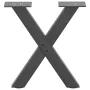Patas de mesa centro forma X 2uds acero antracita 30x(30-31) cm de , Patas para mesas - Ref: Foro24-4012870, Precio: 42,76 €,...