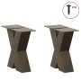 Patas de mesa centro forma X 2uds acero natural 40x(30-31) cm von , Tischbeine - Ref: Foro24-4012935, Preis: 78,05 €, Rabatt: %