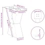 Patas de mesa centro forma X 2uds acero natural 40x(30-31) cm von , Tischbeine - Ref: Foro24-4012935, Preis: 78,05 €, Rabatt: %