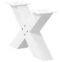 Patas de mesa de centro forma X 2uds acero blanco 50x(30-31) cm by , Table legs - Ref: Foro24-4012937, Price: 81,30 €, Discou...
