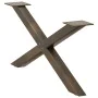Patas de mesa centro forma X 2uds acero natural 70x(30-31) cm de , Patas para mesas - Ref: Foro24-4012887, Precio: 55,04 €, D...