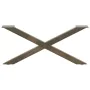 Patas de mesa centro forma X 2uds acero natural 70x(30-31) cm de , Patas para mesas - Ref: Foro24-4012887, Precio: 55,04 €, D...