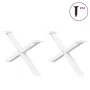 Patas de mesa de centro forma X 2uds acero blanco 70x(30-31) cm by , Table legs - Ref: Foro24-4012885, Price: 54,99 €, Discou...