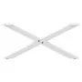 Patas de mesa de centro forma X 2uds acero blanco 70x(30-31) cm by , Table legs - Ref: Foro24-4012885, Price: 54,99 €, Discou...