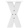 Patas de mesa de centro forma X 2uds acero blanco 28x(42-43) cm von , Tischbeine - Ref: Foro24-4012949, Preis: 78,90 €, Rabat...