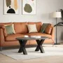 Patas de mesa de centro forma X 2uds acero negro 50x(42-43) cm by , Table legs - Ref: Foro24-4012956, Price: 83,26 €, Discoun...