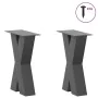 Patas para mesa de centro en forma de X 2 uds antracita acero by , Table legs - Ref: Foro24-4012954, Price: 84,16 €, Discount: %