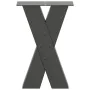 Patas para mesa de centro en forma de X 2 uds antracita acero by , Table legs - Ref: Foro24-4012954, Price: 84,16 €, Discount: %