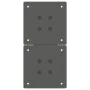 Patas para mesa de centro en forma de X 2 uds antracita acero by , Table legs - Ref: Foro24-4012954, Price: 84,16 €, Discount: %