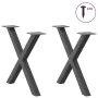 Patas para mesa de centro en forma de X 2 uds antracita acero by , Table legs - Ref: Foro24-4012902, Price: 55,44 €, Discount: %