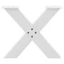 Patas de mesa de centro forma X 2uds acero blanco 60x(42-43) cm by , Table legs - Ref: Foro24-4012961, Price: 91,11 €, Discou...