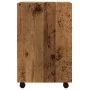 Armario ruedas madera contrachapada envejecida 33x38x60 cm von , Schließfächer und Lagerschränke - Ref: Foro24-856562, Preis:...