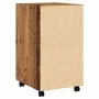 Armario ruedas madera contrachapada envejecida 33x38x60 cm von , Schließfächer und Lagerschränke - Ref: Foro24-856562, Preis:...