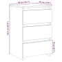 Mesita de noche madera de ingeniería envejecida 40x35x62,5 cm von , Nachttische - Ref: Foro24-856522, Preis: 48,76 €, Rabatt: %