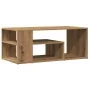 Mesa de centro madera contrachapada roble artisan 100x50x40 cm by , Coffee table - Ref: Foro24-856557, Price: 64,70 €, Discou...