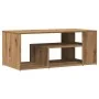 Mesa de centro madera contrachapada roble artisan 100x50x40 cm by , Coffee table - Ref: Foro24-856557, Price: 64,70 €, Discou...