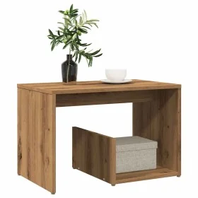 Mesa auxiliar de madera de ingeniería roble artisan 59x36x38 cm by , Side tables - Ref: Foro24-856541, Price: 33,58 €, Discou...