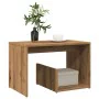 Mesa auxiliar de madera de ingeniería roble artisan 59x36x38 cm by , Side tables - Ref: Foro24-856541, Price: 33,58 €, Discou...