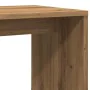 Mesa auxiliar de madera de ingeniería roble artisan 59x36x38 cm by , Side tables - Ref: Foro24-856541, Price: 33,58 €, Discou...